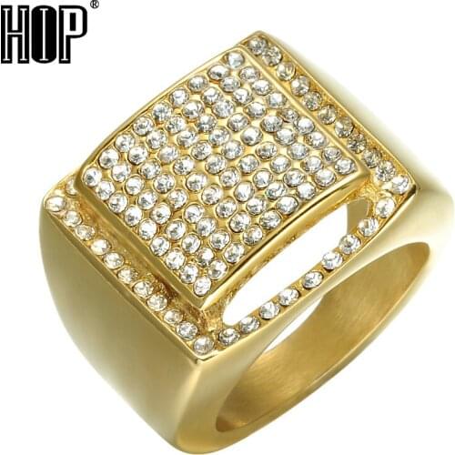 Кольца с кристаллами HIP China At AliExpress