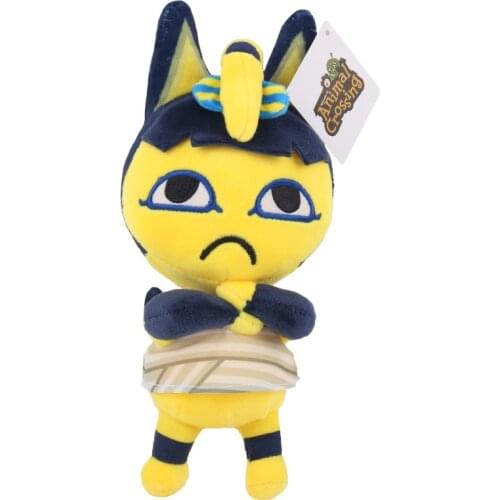 20cm Animal Crossing Ankha Plush Toys Doll Cute Crossing Cat Ankha Plush Soft Stuffed Toys Gifts for Children Kids With Tag