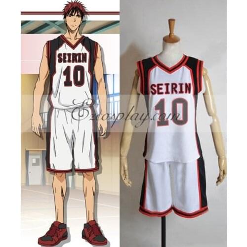 Kuroko No Basuke Seirin 10 Kagami Taiga Cosplay Costume E001