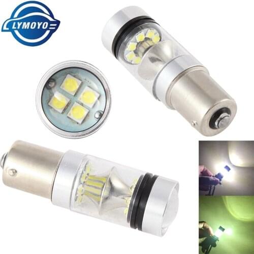 LYMOYO car ba15s P21W 1157 1156 py21/5w led turn bulb Turn Signal Light golden yellow white Lamp Parking Backup Tail drl Light