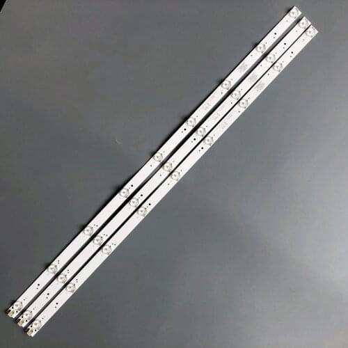 NEW 10kit=30pcs / 20kit=60pcs LED Backlight strip 9 Lamps For Philco Ph39n86dsgw Ph39n86