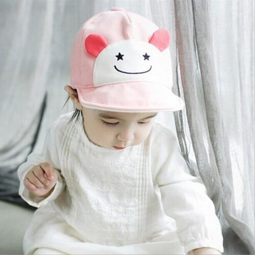 2017 New Arrival Baby Hat 0-2years Infant Cap Baseball Cap Baby Boy Girl Cartoon Hats BH056 Toddler Baby Clothing Accessories
