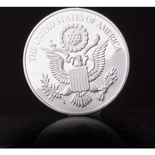 American Liberty Eagle Commemorative Coin Animal Medal Challenge Coin Culture Art Craft Coins Collectibles Home Souvenir