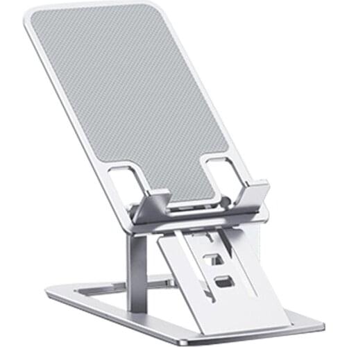 Aluminum Alloy Mobile Phone Stand Ultra-thin Foldable Desktop IPad Tablet Stand Slim Metal Mobile Phone Stand for xiaomi Huawei