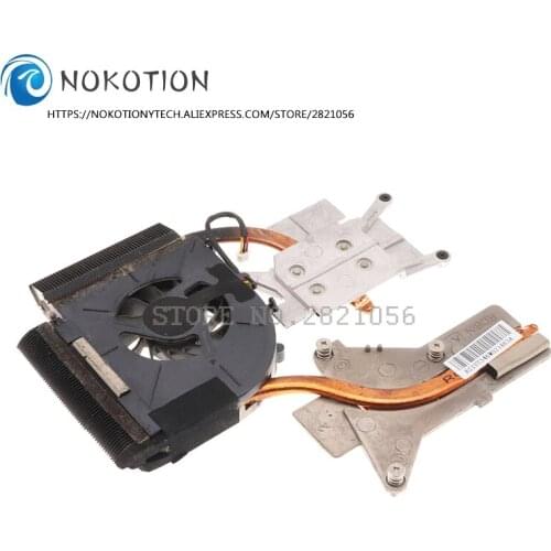 NOKOTION 518435-001 Radiator FOR HP DV6 DV6-1000 Notebook PC Heatsink Cooling fan tested