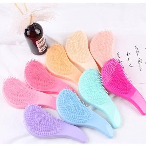 Detangle Brush Salon Styling Anti Comb Hairbrush Hair Massage Shower Tangle Hair 1pcs Handle Hot