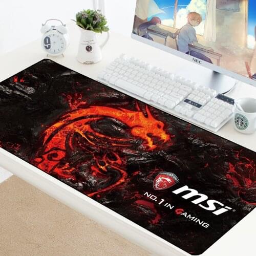 Speed MSI Mouse Pad Gamer Large Gaming Mousepad XXL to Keyboard Laptop Computer Mice Mouse Desk Mat 900x400 Mausepad MSI Carpet