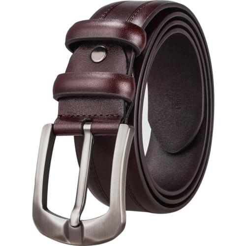 SZ-0002-B 2017 Barry.Wang New Fashion Designers Pin Buckle Leather luxury Belts Business Male Pin buckle Belts for Mens