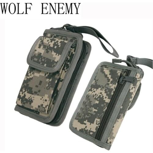 Tactical 600D Wallet Men Hand Bag Outdoor Camping Hiking EDC Pouch Smartphone Pocket for Iphone6