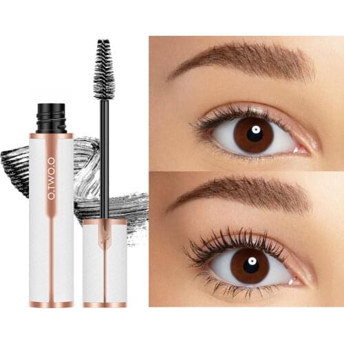 Mascara High Pigment Ink 4D Silk Fiber Volume Eyelash Mascara Waterproof Black Curling Eyelash Mascara Eye Makeup