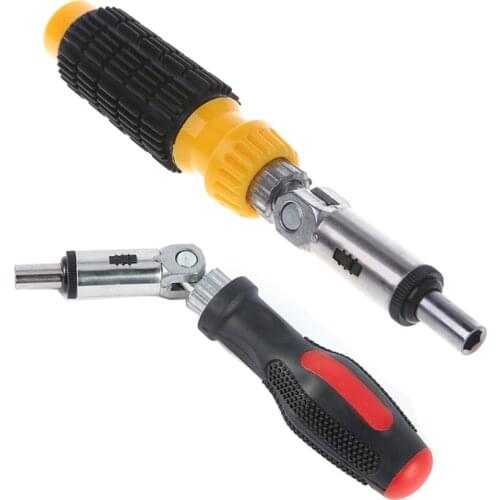 Hige quality 1/4 Inch Ratcheting Screwdriver Rotating Household General Tools Drive Tackle Portable Repair Tool