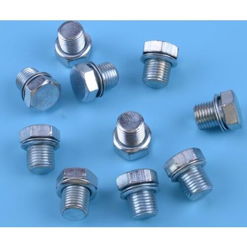 10pcs Cylinder Decompression Plug Valve Port Screw 1122 025 2200 Fit for Stihl Husqvarna Jonsered Chainsaw Partner