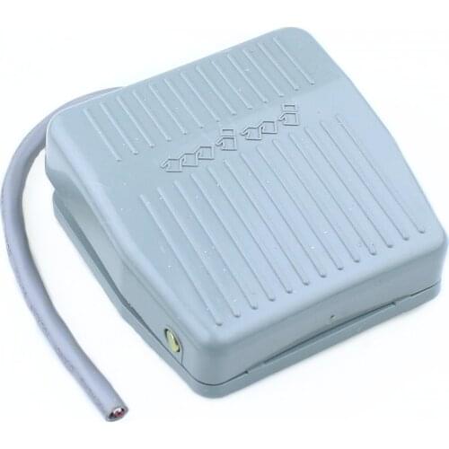 1PCS Footswitch Foot Momentary Control Switch Electric Power Pedal SPDT Grey TFS-201 16mm