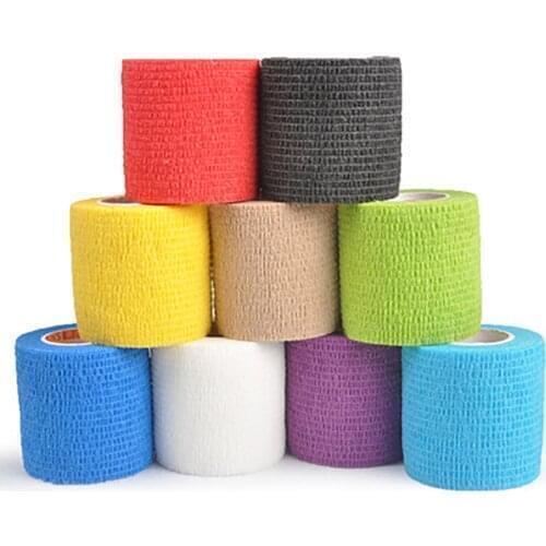 10Rolls Cattle Cow Sheep Goat Cat Dog Animal Care Clinic Pet Livestock Flexible Self Adherent Cohesive Bandage Elastic Vet Tape