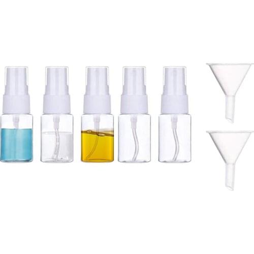 10pcs 10ml Small Sprayer Bottle with Fine Mist Sprayer for Perfume Essential Oils Liquids Aromatherapy Travel Size with funnel