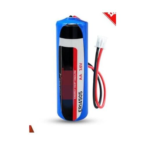 4PCS ER14505 14505 lithium battery AA 3.6V 2700mah PLC control in Li-ion batteries with plug