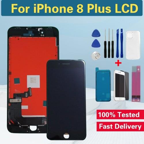 5.5" Tested Pantalla For iPhone 8 Plus LCD Screen 3D Touch Panel Digitizer Assembly LCD For iPhone 8 Plus Display Replacement