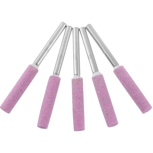 5PCS 3/16" Chainsaw Sharpener Grinding Stone File Sharpener for Garden Lawn Mower Chainsaw Parts
