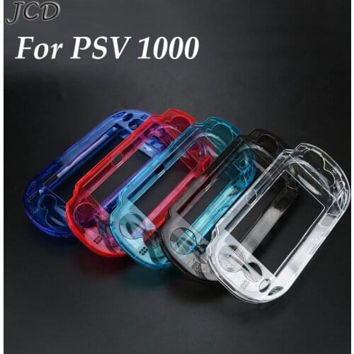 JCD 5pcs Protective Clear Crystal Hard Carry Guard Case Cover Skin for Sony Psvita PS Vita PSV 1000 Crystal Full Body Protector
