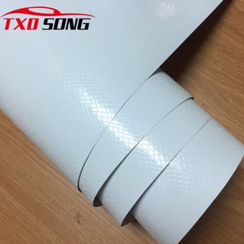 Good quality Air free bubbles White snake skin vinyl film vinyl film Animal Vinyl Snake Skin Car Film Vinyl Wrapping Free ship