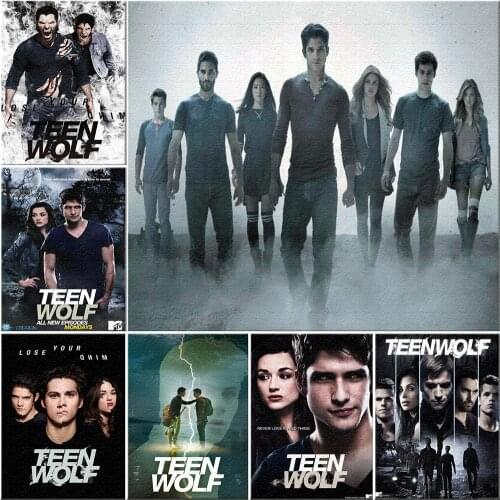 NEW Movie Teen Wolf Character Diamond Painting DIY Full Square Round Beads Embroidery Jewelry Cross Stitch Home Decor Fans Gift