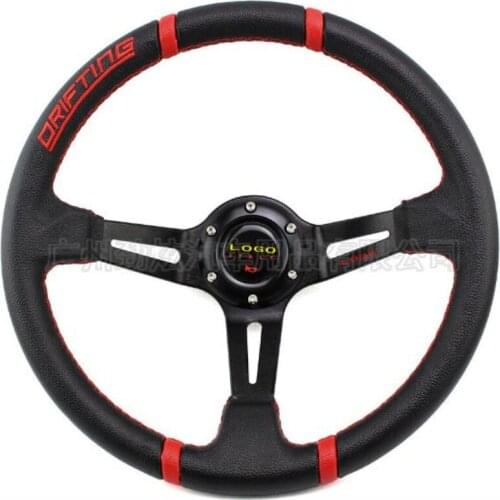 Automobile refitting 14 Inch Individual Hand embroidered sunata Racing Alloy Universal Steering Wheel