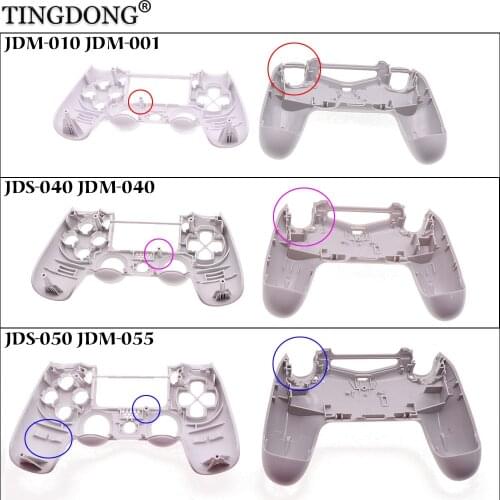 Housing Shell Case Cover JDM-040 JDM-050 JDM-001 for PS4 Controller Gamepad Replacement Full Shell and Buttons Mod Kit DIY Case