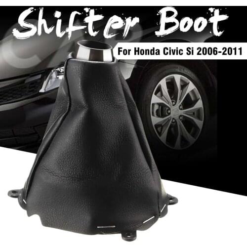 PU Leather Car Gear Shift Gaiter Shifter Boot Cover For Honda/Civic 2006 2007 2008 2009 2010 2011