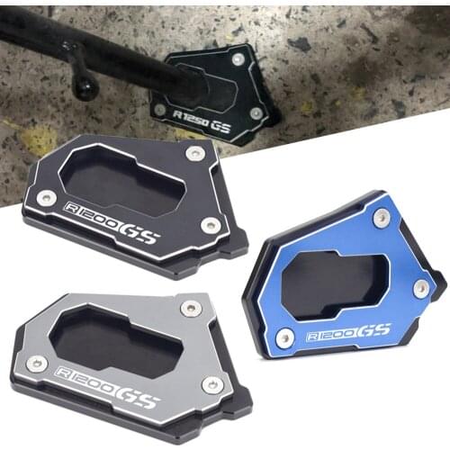 For BMW R1200GS LC 2013-2021 R 1200GS LC ADV R1200 GS Rallye Cool Kickstand Side Stand Vergroter Plaat Extension Pad R 1200 GS
