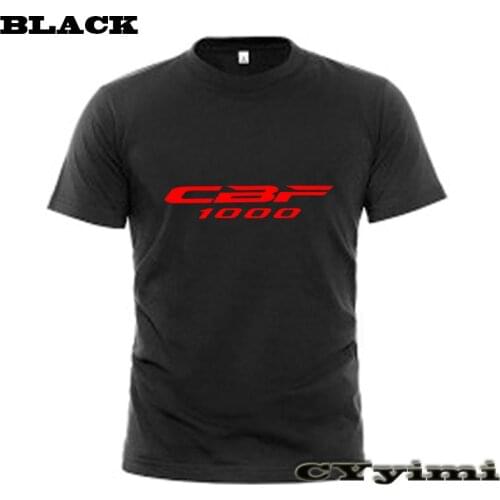 For Honda CBF1000 CBF 1000 T Shirt Men New LOGO T-shirt 100% Cotton Summer Short Sleeve Round Neck Tees Male