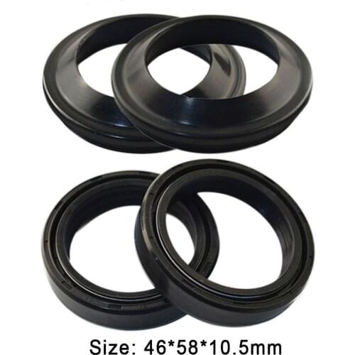 For HONDA CR125 CR250 CR500 Kawasaki KX125 KX250 KX500 46X58X11 Mm Motorcycle Front Fork Shock Absorber Oil Seals Seal 46 58 11