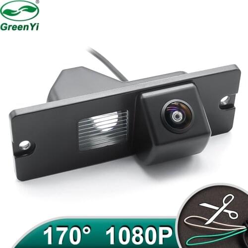 HD AHD 1080P 170 Deg Fisheye Lens Vehicle Rear View Backup Camera For Mitsubishi Pajero 4 2006-2017 Android DVD
