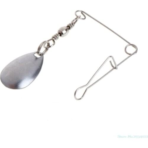 New Stainless Steel Fishing Balance Connector Swivel Sequin Simulation Baits Tackles fishing Drop Ship