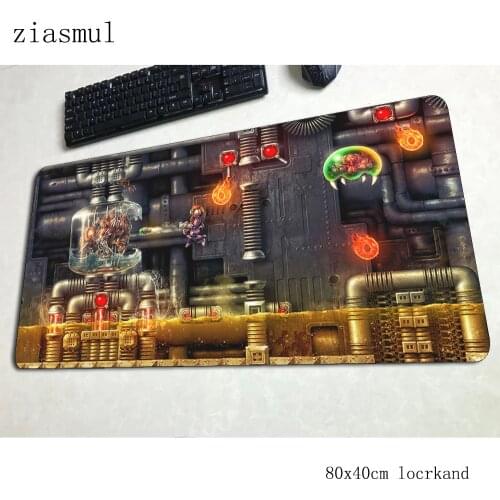 Metroid mouse pad 800x400x3mm mats Indie Pop Computer mouse mat gaming accessories Professional mousepad keyboard games pc gamer