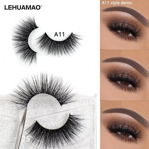 Mink Eyelashes 3D Mink Lashes Thick HandMade Full Strip False Eyelashes cruelty free Korean Mink Lashes 34 Style False Eyelashes