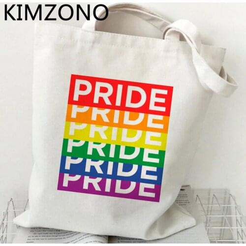Lgbt shopping bag bolsas de tela shopping eco canvas bolsa jute bag bag fabric bolsas reutilizables grab