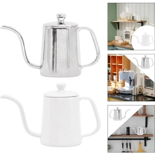 Doll House Mini Miniature Coffee Pot 1:6 1:12 Life Scene Decor Accessories Doll House Asseccories Furniture Mini Coffee Pot