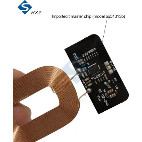Upgraded TI BQ51013 MiNi Qi Standard Wireless Charger Receiver Module Small PCBA Coil Board Universal Wireless Charging Module
