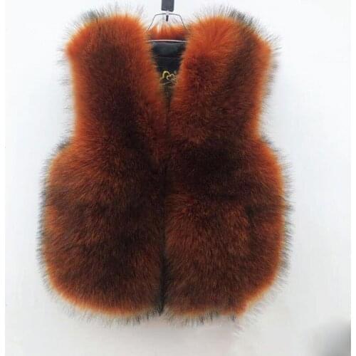 Faux Raccoon Fur Coat 2021 New Autumn and Winter Fashion Fluffy Warm Vest Sleeveless Luxury Jacket High Quality Teddy Female