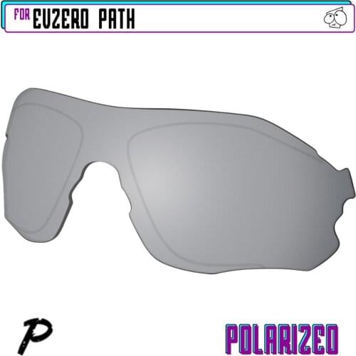 EZReplace Polarized Replacement Lenses for - Oakley EVZero Path Sunglasses - Silver P