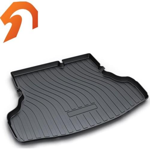 Rubber Rear Trunk Cover Cargo Liner Trunk Tray Floor Mats For NISSAN LANNIA Carpet Liner Mats
