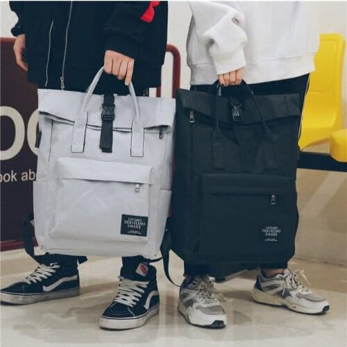 Schoolbag female college style high school student backpack large capacity computer backpack male