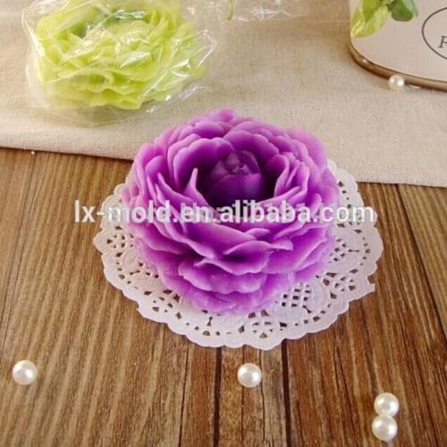 3D Peony Handmade Soap Molds Rose Candle Silicone Mould
