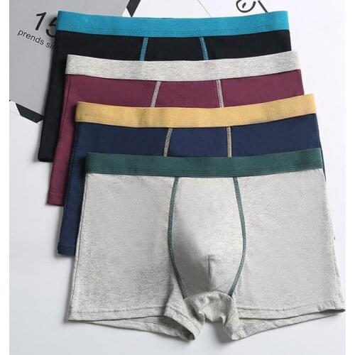 Soft Underwear For Men Slip Calecon Homme Boxer Shorts Mens Panties Brand Male Underpants Sexy Boxershorts Men Set