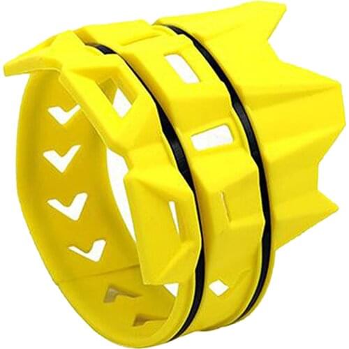 Yellow Exhaust Muffler Tailpipe Cover Guard Protector Universal for 2 Stroke 4 Stroke Motorcycle