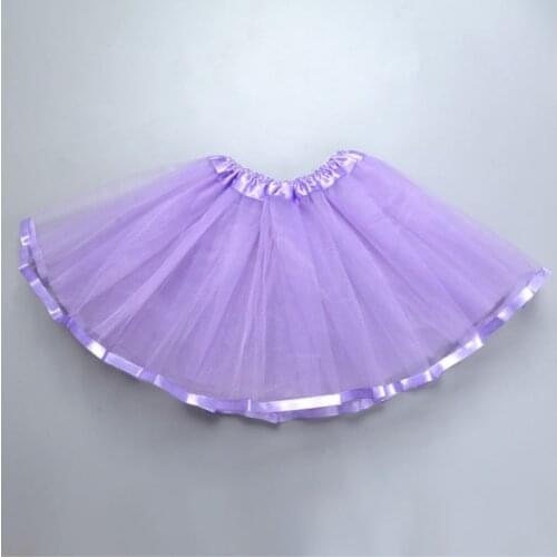 2020 new year Sweet Girls Tutu Skirts Baby Girls Fluffy Pettiskirts Skirt Princess Girl Ball Gown skirt Dance Wear Party purple