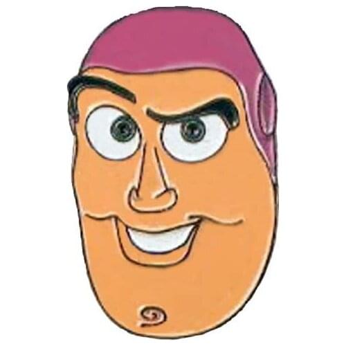 Safety Pin/Metal Cartoon Pin Made of Iron with Polish and Brass Plate & Epoxy Surface Customized MOQ50 free shipping