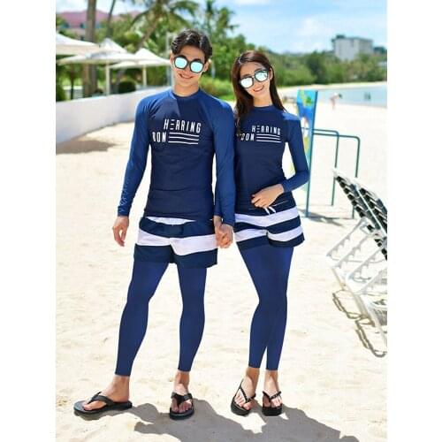 Womens Mens Smoothies Sleek Long Sleeve Rashguard Swimsuit Basic Skin Wetsuit Surf Bathing Suit 4pcs Activewear Tracksuit