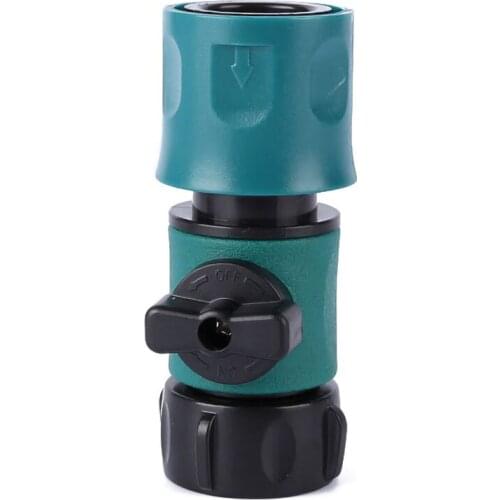 1Pcs 3/4 Female Tooth With Switch Quick Connector Car Wash Water Gun Accessory Connector Water Gun Hose Connector