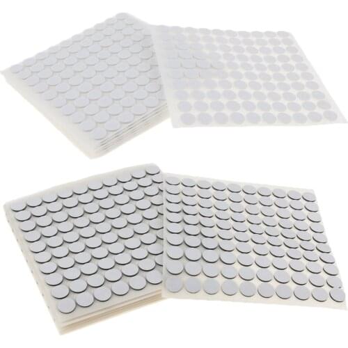 1000 Pcs Round Double Sided Adhesive Foam Tape Dot Disc Circle Multipurpose